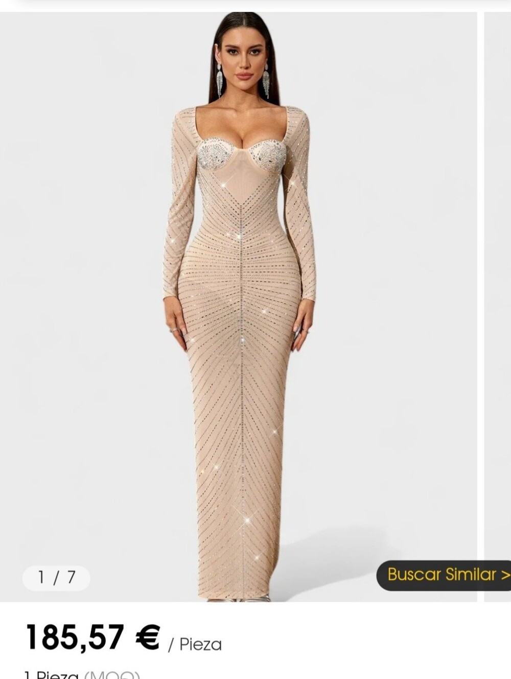 Beautiful Sparkly Evening Gown Sz Medium